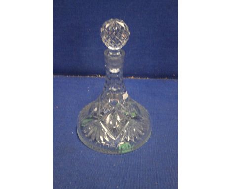 CUT GLASS DECANTER