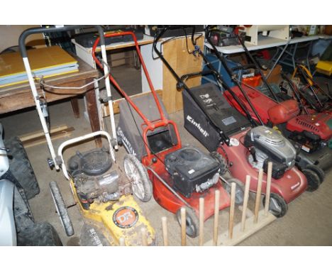 A Countax petrol rotary lawn mower