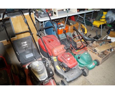 A Mountfield petrol rotary lawn mower
