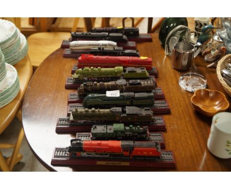 A collection of model trains
