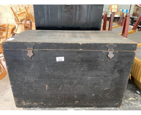 Large black pine trunk