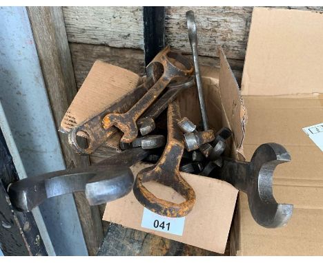 Army WWII era spanners &amp; B.S.A spanner