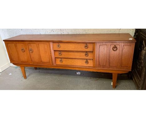 Mid 20th century sideboard with ring handles