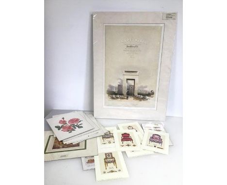 David Roberts, Egypt and Nubia, The Holy Land, coloured lithograph (50cm x 33cm) and a collection of other prints (a lot)