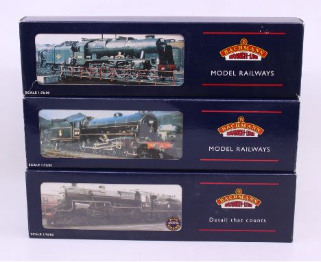 Bachmann: A collection of three boxed Bachmann, OO Gauge, locomotive and tenders, to comprise: Reference: 31-228, 31-711 and 