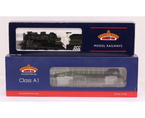 Bachmann: A boxed Bachmann, OO Gauge, Ivatt Class 2 2-6-0 46520 BR Green Lined Crest, Reference 32-828. Together with Class A