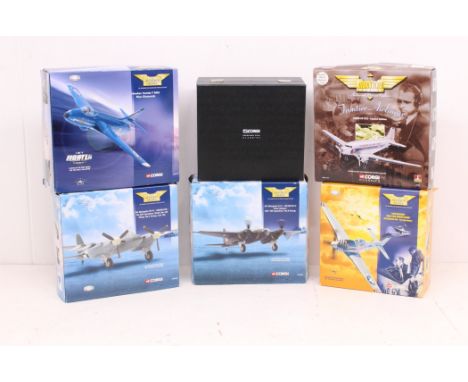 Corgi: A collection of six boxed Corgi: The Aviation Archive vehicles to include references: AA32802, AA32801, 49301, 47105, 