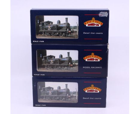 Bachmann: A collection of three boxed Bachmann, OO Gauge, locomotives to comprise: 31-050A, 31-056 and 31-057. Original boxes