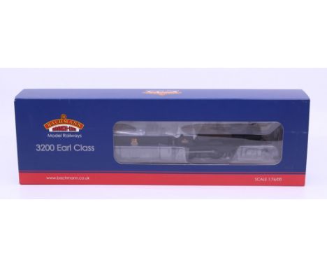 Bachmann: A boxed Bachmann, OO Gauge, GWR 3200 Class 9017 BR Black Early Emblem, locomotive and tender, Reference 31-086. Ori