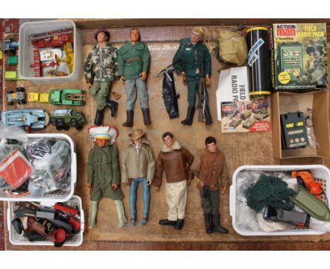 Action Man: A collection of assorted Action Man figures, vintage and modern included. Together with a good collection of asso
