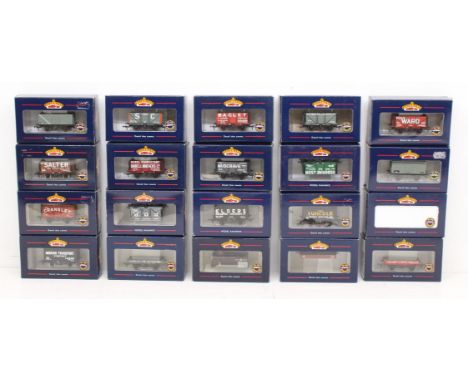 Bachmann: A collection of twenty assorted boxed Bachmann, OO Gauge rolling stock. General wear expected with age. Used condit