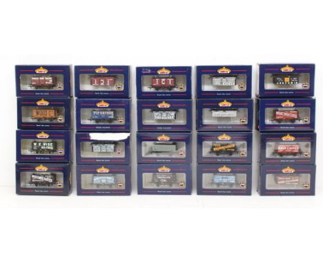 Bachmann: A collection of twenty assorted boxed Bachmann, OO Gauge rolling stock. General wear expected with age. Used condit