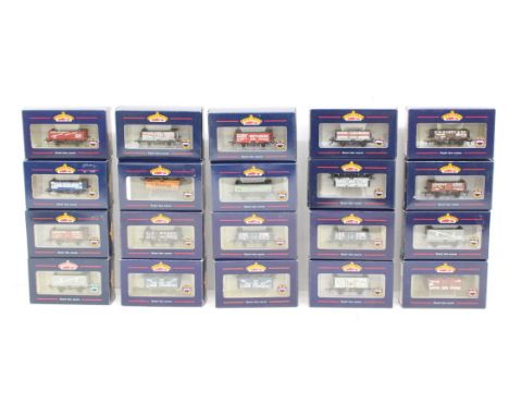 Bachmann: A collection of twenty assorted boxed Bachmann, OO Gauge rolling stock. General wear expected with age. Used condit