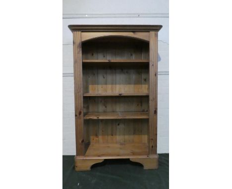 A Modern Ducal Pine Four Shelf Open Bookcase, 76cm Wide 