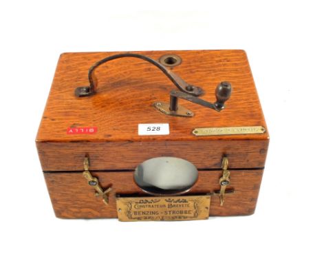 A French Oak cased Pigeon clock