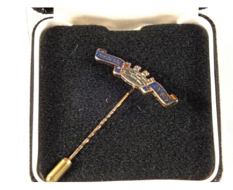 Approximately one hundred and fifty six boxed Prodesse Civibus stick pins
