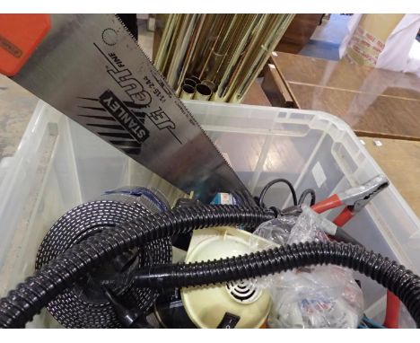 Quantity of mixed tools including a Makita finishing sander. Not available for in-house P&amp;P 