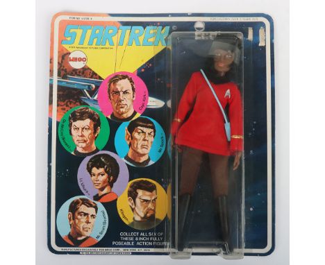 Vintage Original Star Trek Mego Lt. Uhura Six face Type 2, 8 inch action figure Boxed item number 51200/4. White letters. Goo