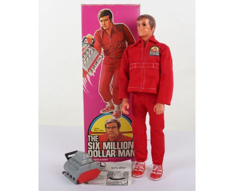 Vintage The Six Million Dollar Man Colonel Steve Austin by Denys Fisher 12 inch Action figure Doll. Complete with leaflet. Go