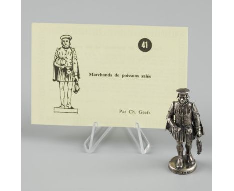 With many details. Nr. 41 of the series (Marchands de poissons salés). Edition 94 of 125. Certificate included. United Kingdo