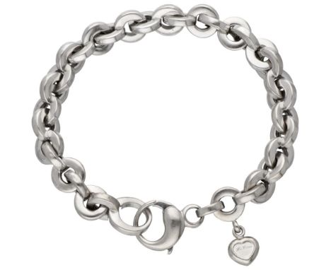 Hallmarks: Chopard, Les Chaines, 750. Serial number: 853262 1001 2342480 (wear to serial number). Including certificate of au
