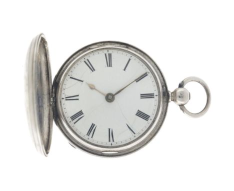 Case: silver (835/1000) - manual winding - winding key - condition: good - diameter: 52 mm - plexiglass - movement in working