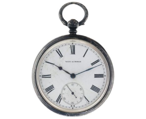 Case: silver (925/1000) - manual winding - condition: decent - diameter: 50 mm - plexiglass - ref: 132799 - the glass is slig