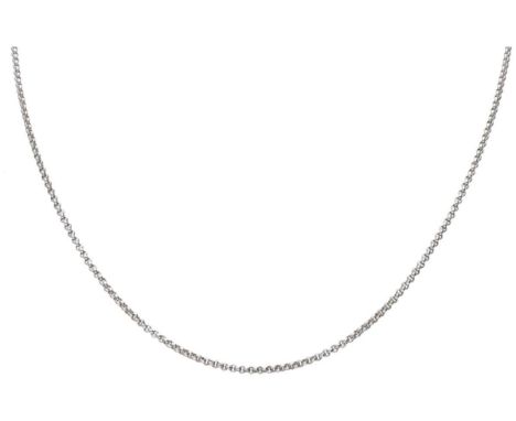 Hallmarks: Chopard, 750. L: 42.5 cm, link width: 1.5 mm. Weight: 4.57 gram.