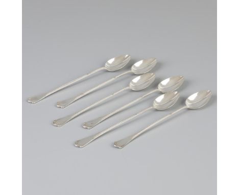 With a long stem and molded decorations. Netherlands, Voorschoten, J.M. van Kempen &amp; Zonen, 20th century, hallmarks: swor