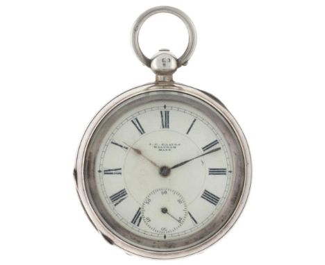 Case: silver (925/1000) - manual winding - condition: flawed - diameter: 57 mm - plexiglass - ref: 290 - the movement is not 