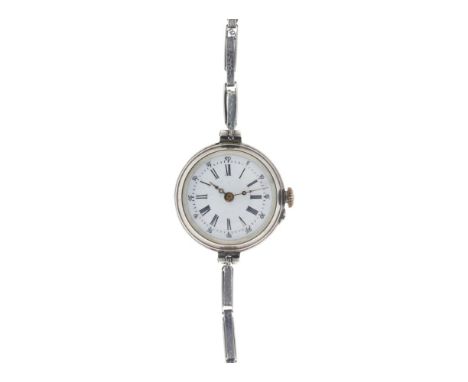 Case: silver (800/1000) - bracelet: silver (800/1000) - manual winding - condition: good - diameter: 29 mm - wristsize: appro