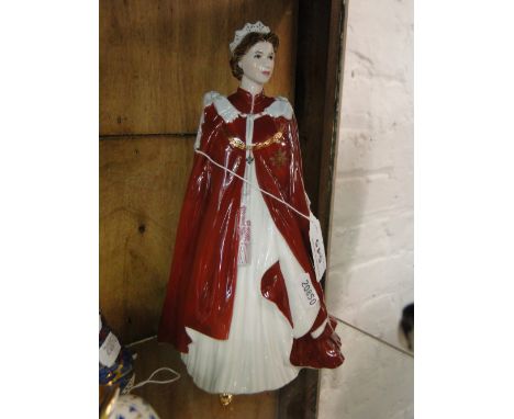 Royal Worcester Queen Elizabeth figure.