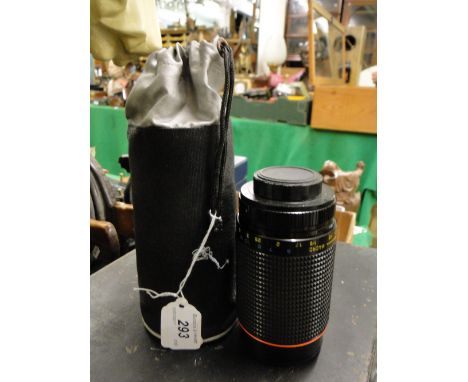 2 Hanimex camera lenses.