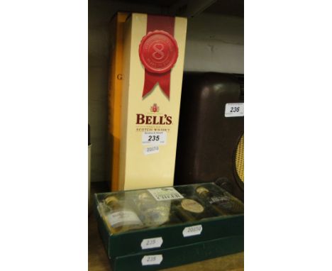 2 Boxed bottles of Scotch whisky and 2 boxes of 4 Irish whiskies.