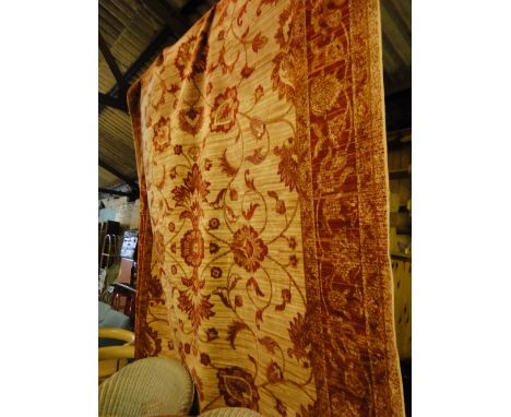 A cream and red ground Ziegler carpet, 2.8 x 2 m.