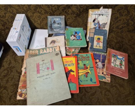 Vintage children's books including Epaminondas, Pooh Bear, etc.