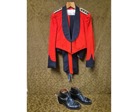 Army Officers Mess dress and boots.