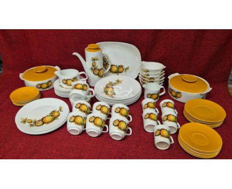 Quantity of J. & G. Meakin Studio Apples and Pears tablewares, approximately 60 pieces, as pictured.