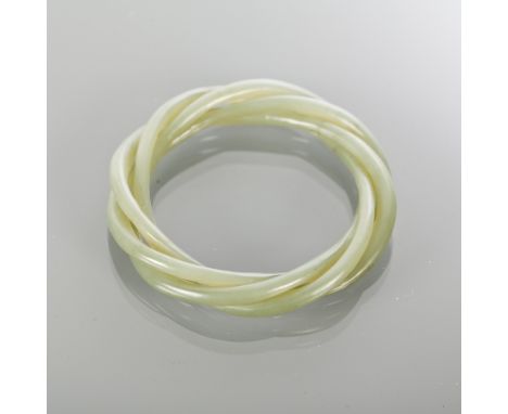 CHINESE SPINACH BANGLE
of three intertwined sections 