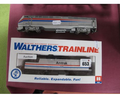 Two 'HO' Gauge U.S.A Outline "Amtrak" Bo-Bo Diesel Locomotives, Walthers R/No 316, boxed, good, and Athearn R/No 824, unboxed