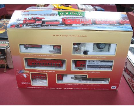 Bachmann Spectrum Ref No 25021 ON30 Scale "Home For The Holidays" Boxed Train Set, comprising 2-6-0 "Old timer" steam locomot