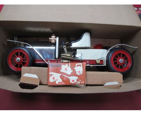 A Boxed 14042 Mamod Steam Roadster, SA1, appears very light, un-steamed, box poor.