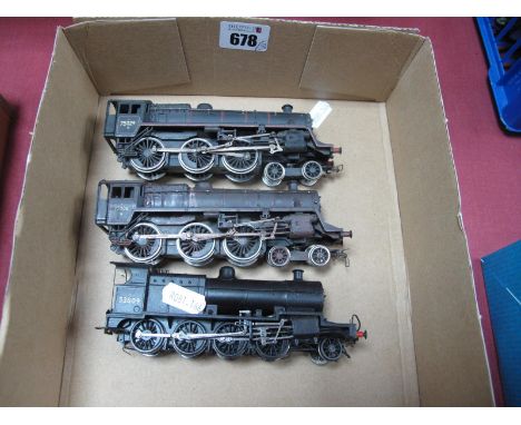 Three Bachma 'OO' Gauge/4mm Steam Locomotives, unboxed, missing tenders, Class 7F 2-8-0 R/*No 53809, and two 4-6-0 Class 4MT 