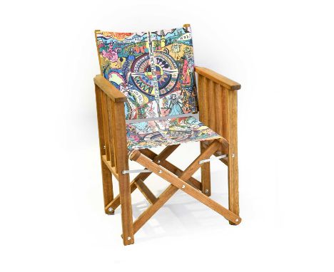 After Grayson Perry RA x Glyndebourne: A Director's Chair, canvas printed, folding, hardwood frame, 89cm highGrayson Perry's 