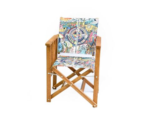 After Grayson Perry RA x Glyndebourne: A Director's Chair, canvas printed, folding, hardwood frame, 89cm highGrayson Perry's 