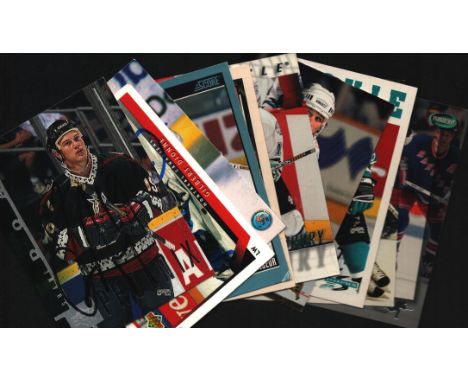 Ice Hockey signed trading card collection includes 10, great names such as Jim Dowd, Peter Douris, Shean Donovan, Dallas Drak