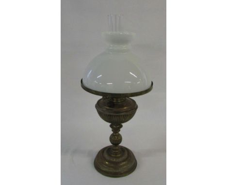 Victorian brass oil lamp H 55 cm