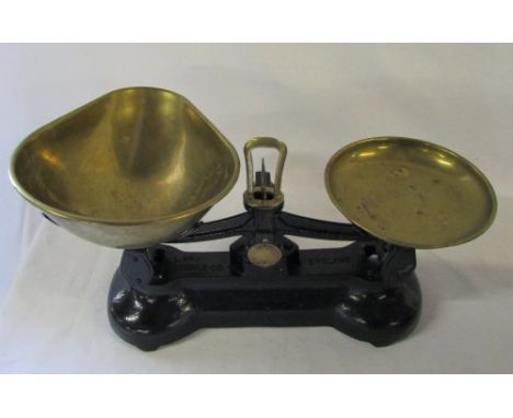 Set of Libra Scale Co cast iron scales