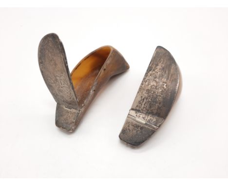 EARLY 19TH CENTURY SNUFF BOX HORSE HOOF A/F - INSCRIBED ''RICHARD GARDE''