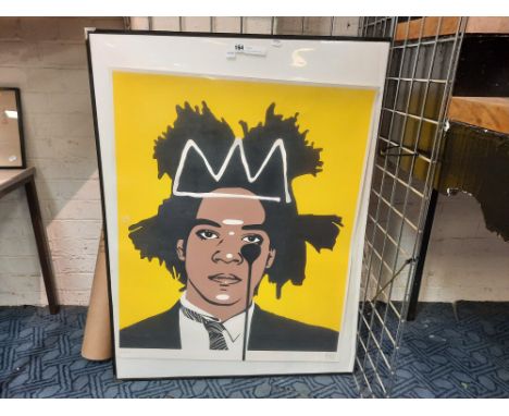 ''PURE EVIL'' BASQUIAT'' PRINT 130/200 84CMS (H) X 69.5CMS (W) APPROX